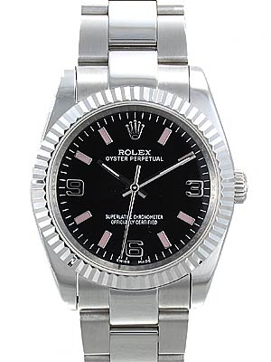 Rolex Oyster Perpetual Ladies Watch 116034-BLK