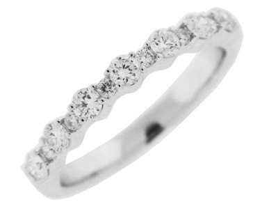 .56 ct Round Diamond 18k White Gold Ring