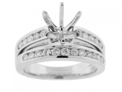 .70 ct Diamond 18k White gold Bridal Wedding Set Rings