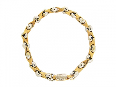 SAURO 18k White Rose Gold Men's Bracelet