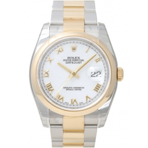 Rolex Datejust Oyster Perpetual Mens Watch 116203-WHTRSO
