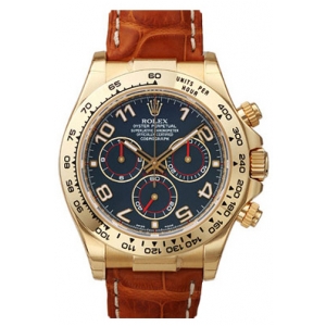 Rolex Daytona Oyster Perpetual Cosmograph Mens Watch 116518-BLU