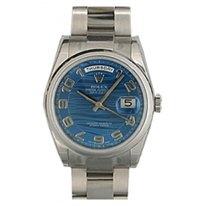 Rolex Day-Date Mens Watch 118209-BLU