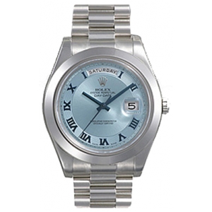 Rolex Day-Date II Mens Watch 218206-BLU