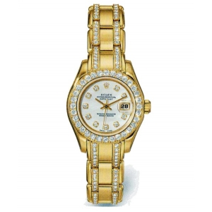 Rolex Oyster Perpetual Ladies Datejust Pearlmaster Watch 80298