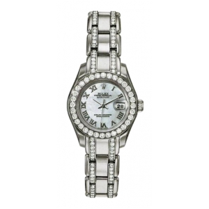 Rolex Oyster Perpetual Ladies Datejust Pearlmaster Watch 80299