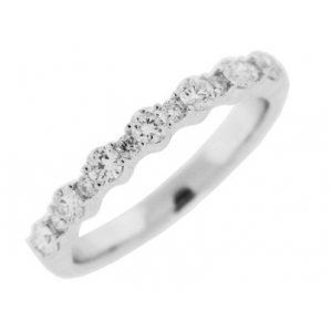 .56 ct Round Diamond 18k White Gold Ring