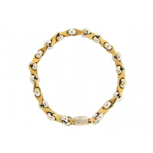 SAURO 18k White Rose Gold Men's Bracelet